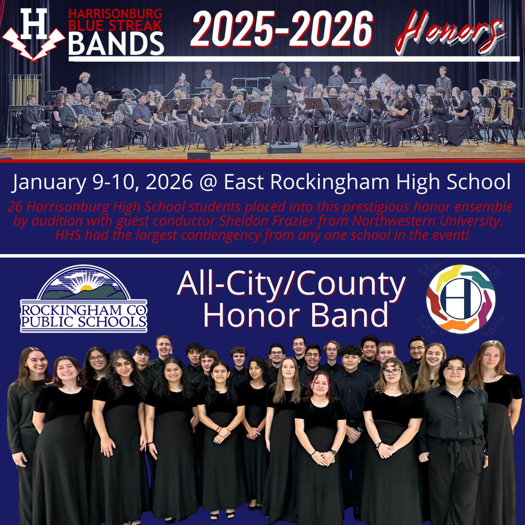 2026 26 HHS students attend City County Honor Band, the most from any one school