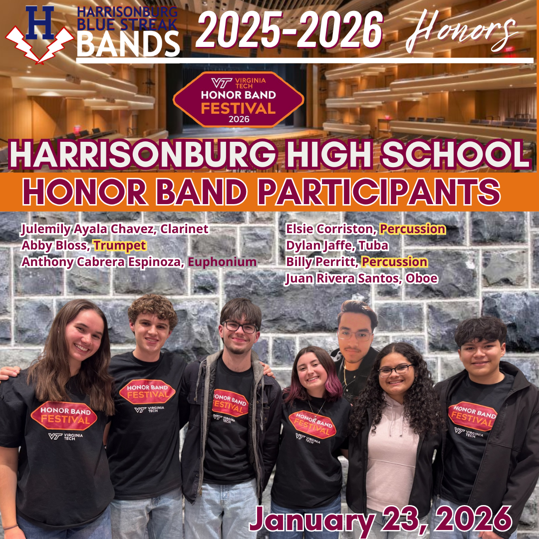 2026 VT HONOR BAND STUDENTS